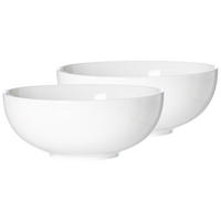 SERVIERSCHALEN Skagen weiß ø 20 cm 2er Set - Weiß, Keramik (20cm) - Ritzenhoff Breker