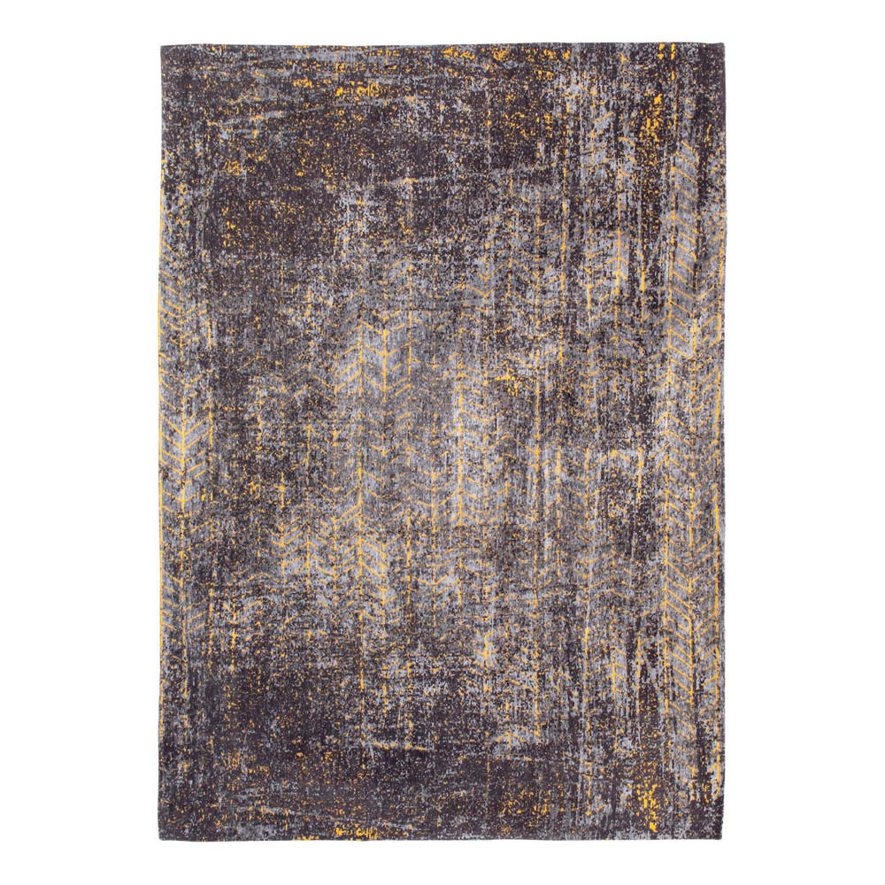 TEPPICH Broadway Glitter Mad Men 170/240 cm - Schwarz, Textil (170/240cm) - Louis De Poortere
