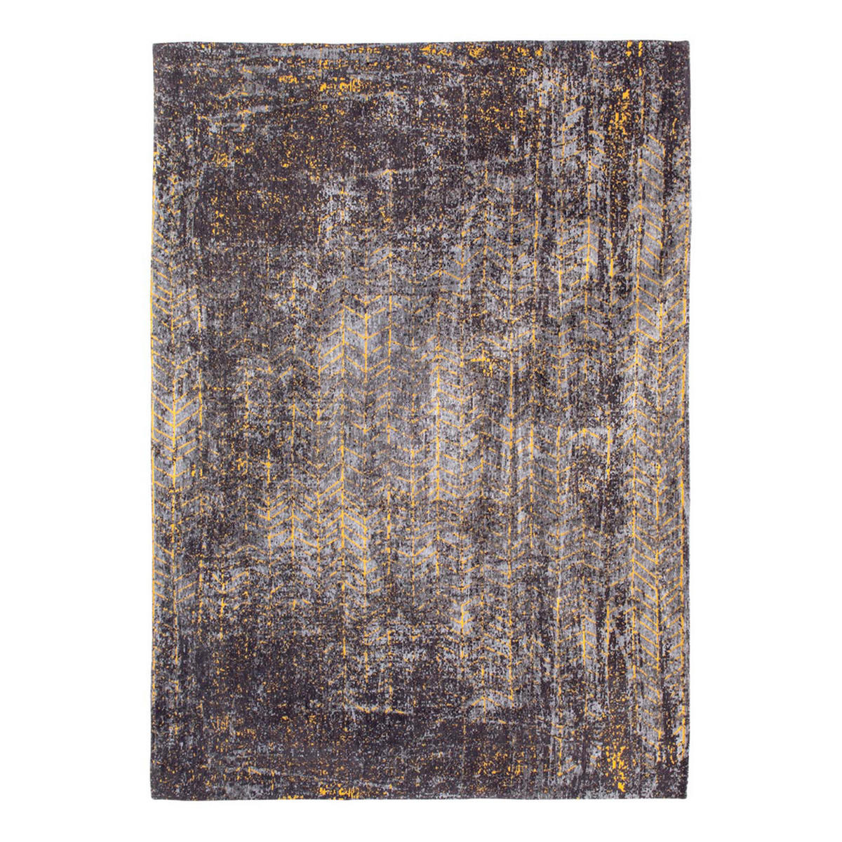 TEPPICH Broadway Glitter Mad Men 170/240 cm - Schwarz, Textil (170/240cm) - Louis De Poortere