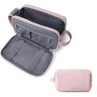 KULTURTASCHE mit Doppelreißverschluss 5 L Rosa - Rosa, Kunststoff (13/16/26cm)
