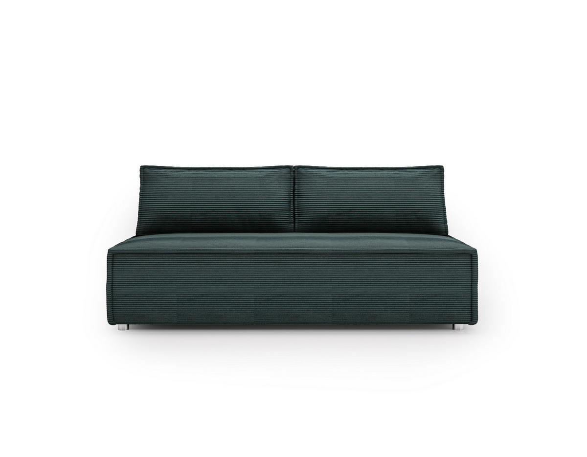 SCHLAFSOFA Mit Bettkasten DUO Poso Stoff Azurblau - Blau, Holz (198/89/90cm) - Kaiser Möbel