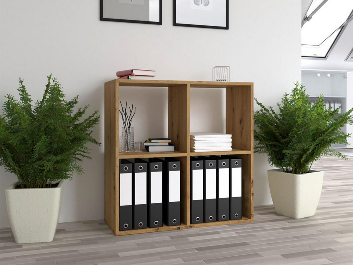 STANDREGAL Malax Artisan-Eiche 74 cm - Eichefarben, Holzwerkstoff (74/75/30cm) - Selsey