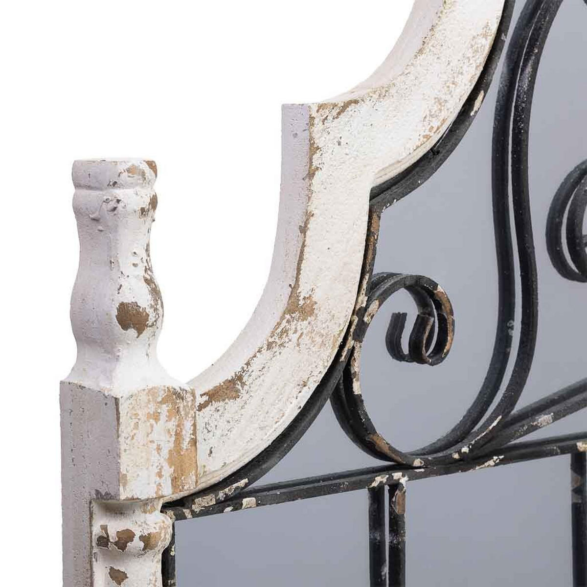 WANDSPIEGEL 128x6x89 cm - Weiß, Holz (128/89/6cm) - Wanderlust