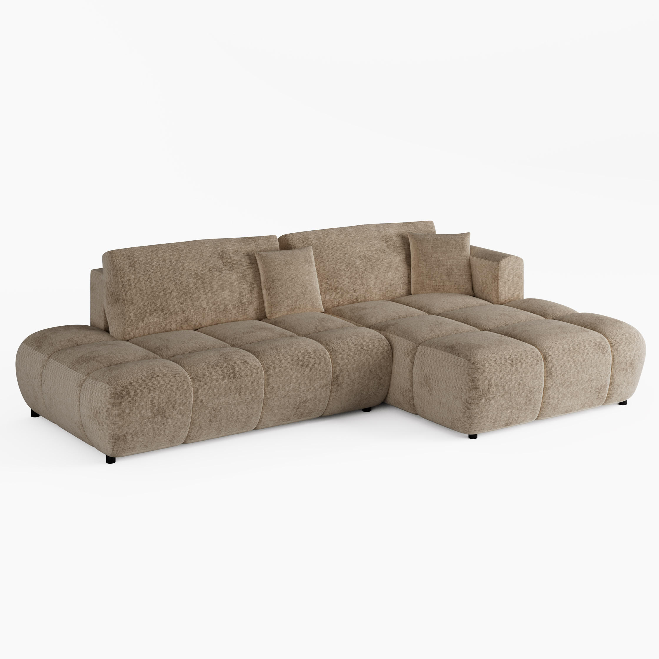 Barchello Ecksofa Braun 270x162 cm