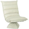 RELAXSESSEL Mikrofaserbezug Beige - Beige, Metall (70/95/62cm) - HOMCOM