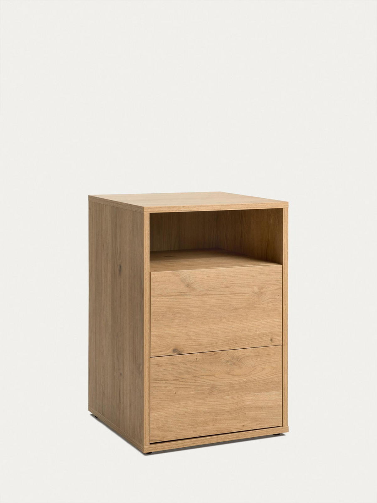 NACHTTISCH Hegas Natur 42 cm x 62.3 cm - Braun, Holzwerkstoff (42/62/40cm) - Kenay Home