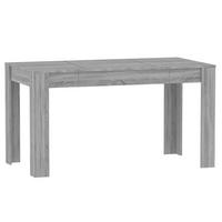 ESSTISCH Grau Sonoma 140/74,5/76 Cm Holzwerkstoff - Grau, Holzwerkstoff (140/74.5/76cm) - vidaXL