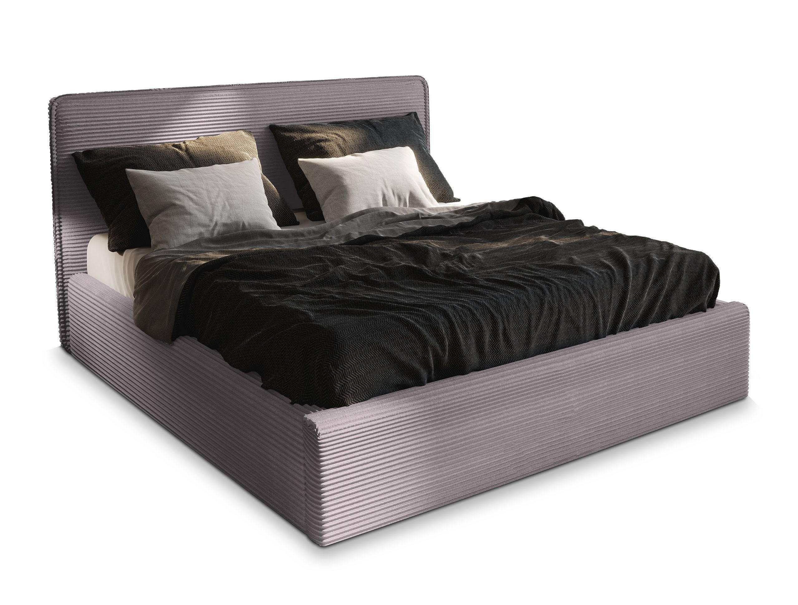 POLSTERBETT PARMA 160x200 cm mit Bettkästen - Rosa - Rosa, Holz (160/200cm) - MASSENO