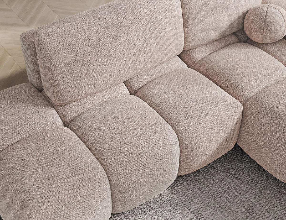 ECKSOFA VITTARIO mit Schlaffunktion & Bettkasten – Modernes L-Sofa 227 cm, inklusive Kissen - Braun, Kunststoff (227/95cm) - Wohnideebilder