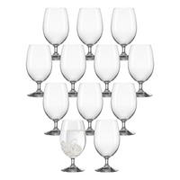 WASSERGLAS Daily transparent 370 ml 12er Set - Transparent, Glas (0.37L) - Leonardo Living