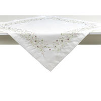 TISCHDECKE Pineli - Weiß, Textil (80/80/1cm) - home&you