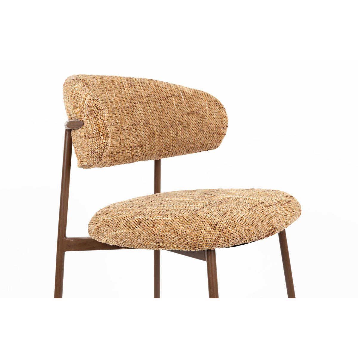 BARHOCKER Claes mit Rückenlehne 65 cm Ockergelb - 2 er Set - Gelb, Kunststoff (44/94/51cm) - Housecraft Living