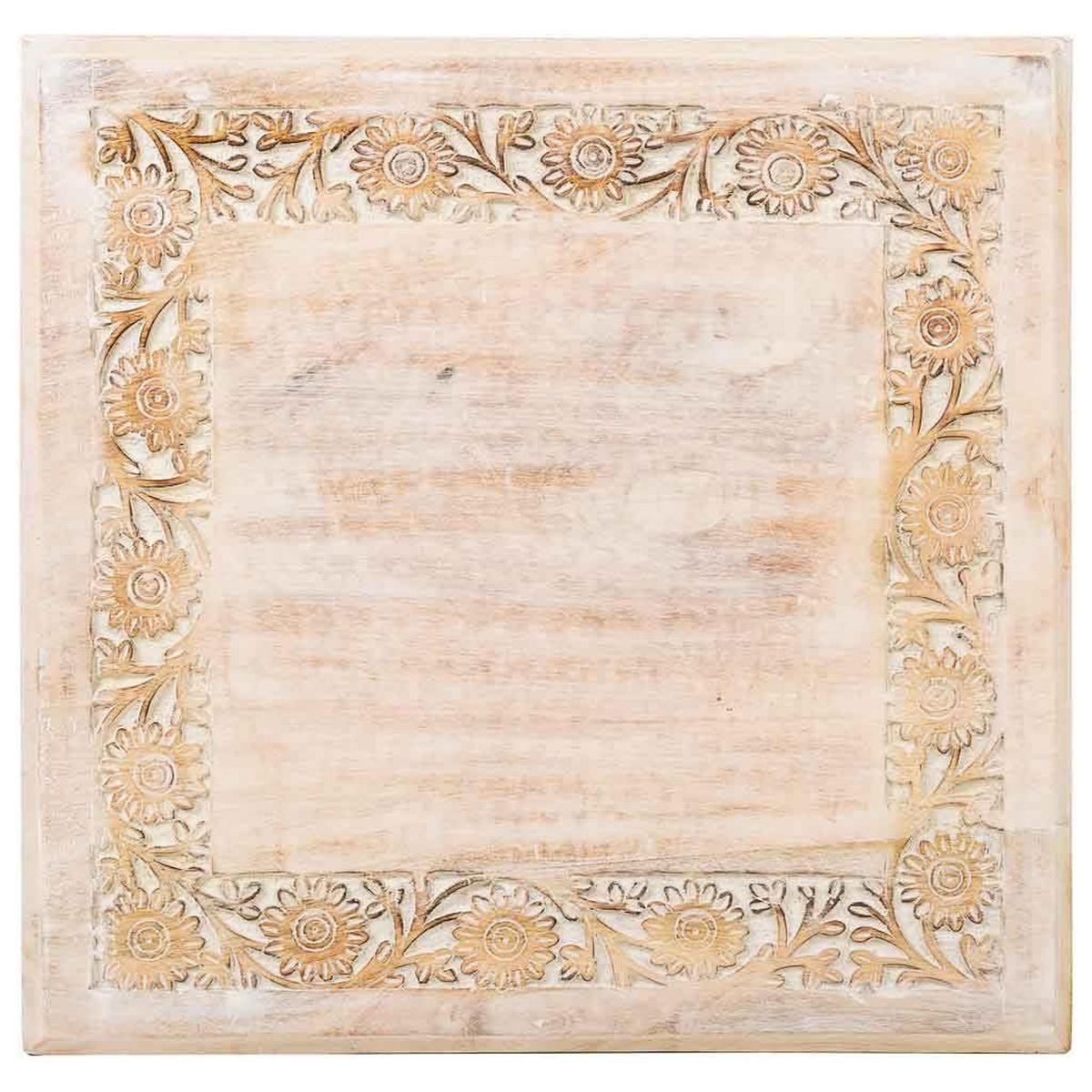 TISCH aus Holz, weiß, 45x54cm - Weiß, Holz (45/45/54cm) - Wanderlust