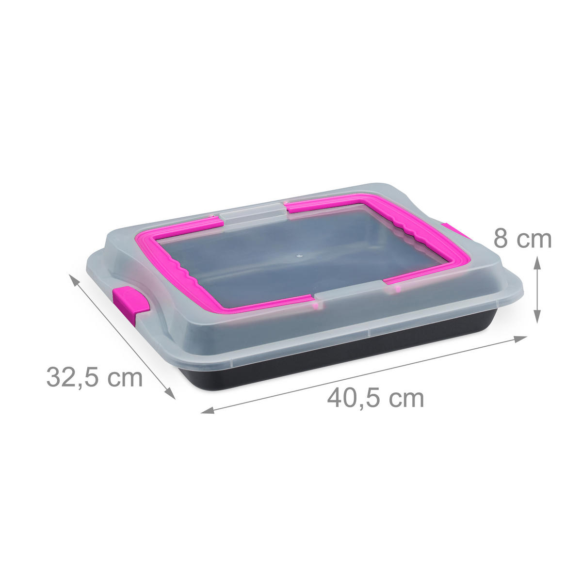 PLECH 3 v 1 - viacfarebná, kov/plast (40.5/8/32.5cm) - Relaxdays