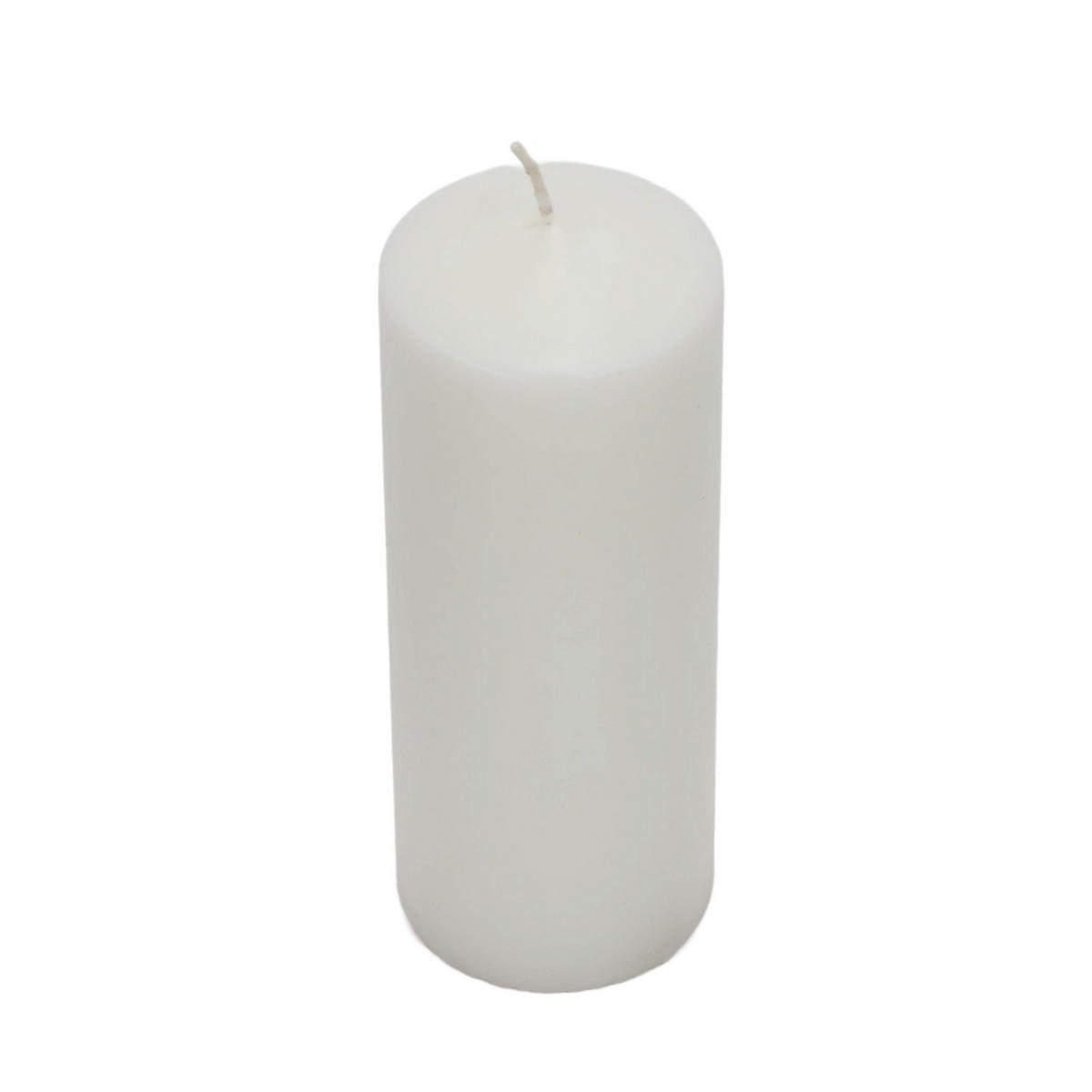 KERZE aus Paraffin 7/7/20 cm - Weiß, Paraffin (7/20/7cm) - Home Styling Collection