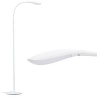 STEHLAMPE TIFER, Weiß - Weiß, Kunststoff (30/30/155cm) - KONSIMO®