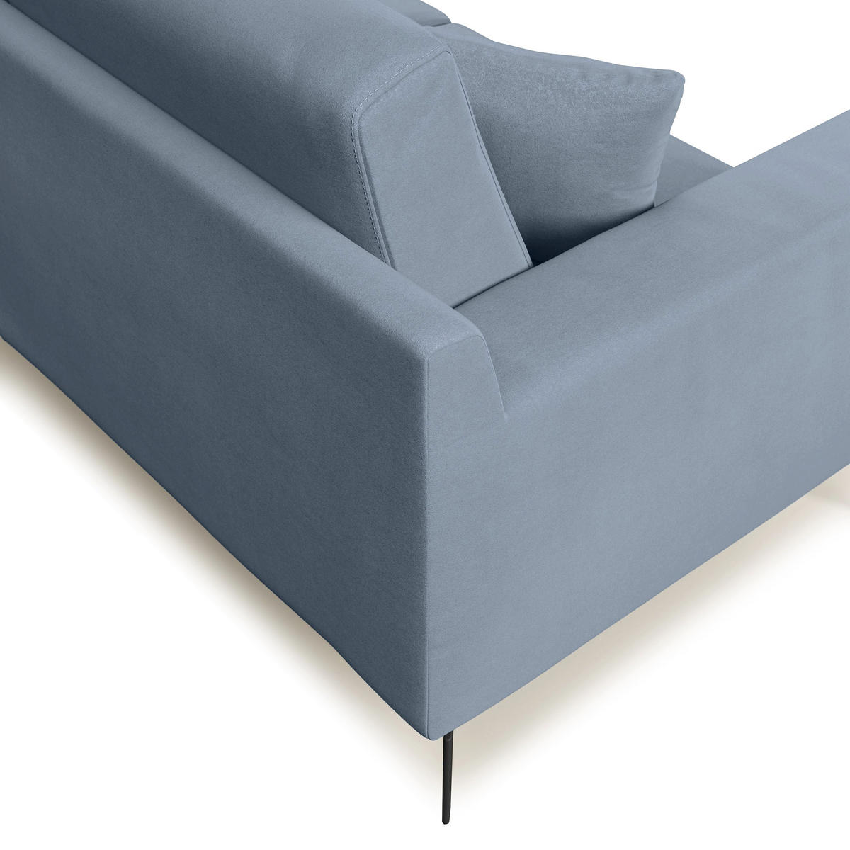 LINEARSOFA Prestige - Petrol, Textil (206/95/91cm) - Divani.store
