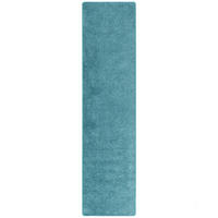 HOCHFLOR LANGFLOR TEPPICH LÄUFER COTTAGE - Petrol, Textil (100/300cm) - Snapstyle