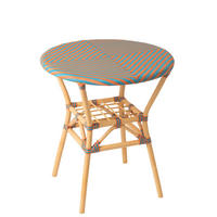 ESSTISCH GEO Orange - Orange, Naturmaterialien (70/70/75cm) - J-Line