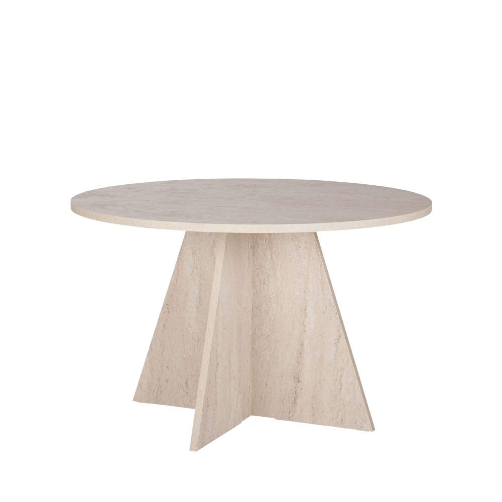 ESSTISCH - Beige - Beige, Holzwerkstoff (120/120/75cm) - Drawer