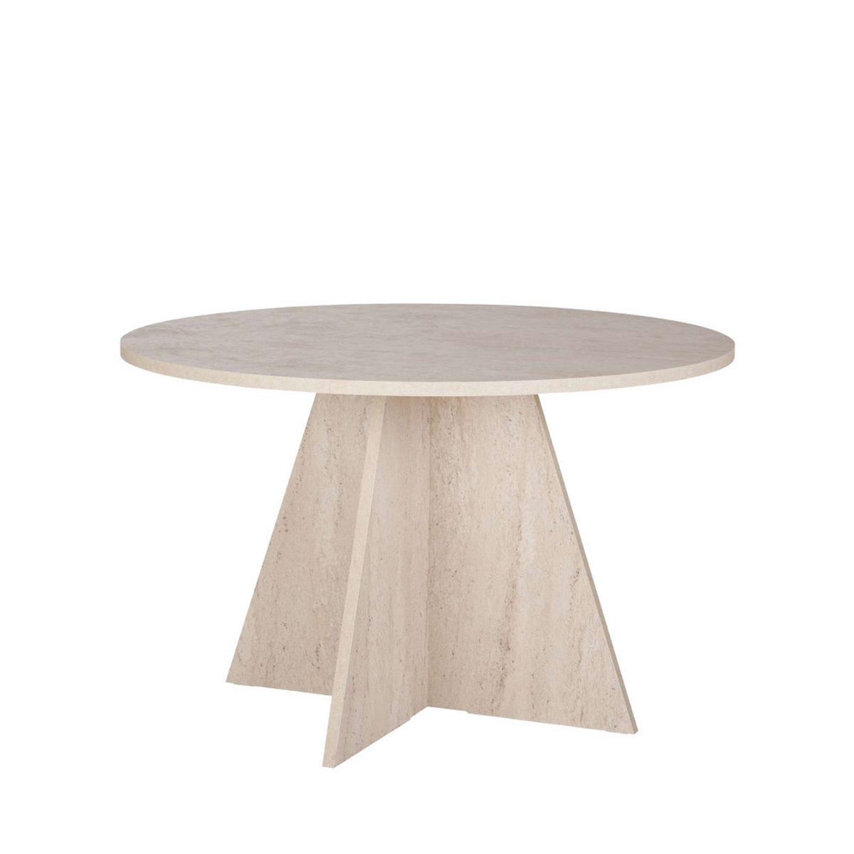 ESSTISCH - Beige - Beige, Holzwerkstoff (120/120/75cm) - Drawer