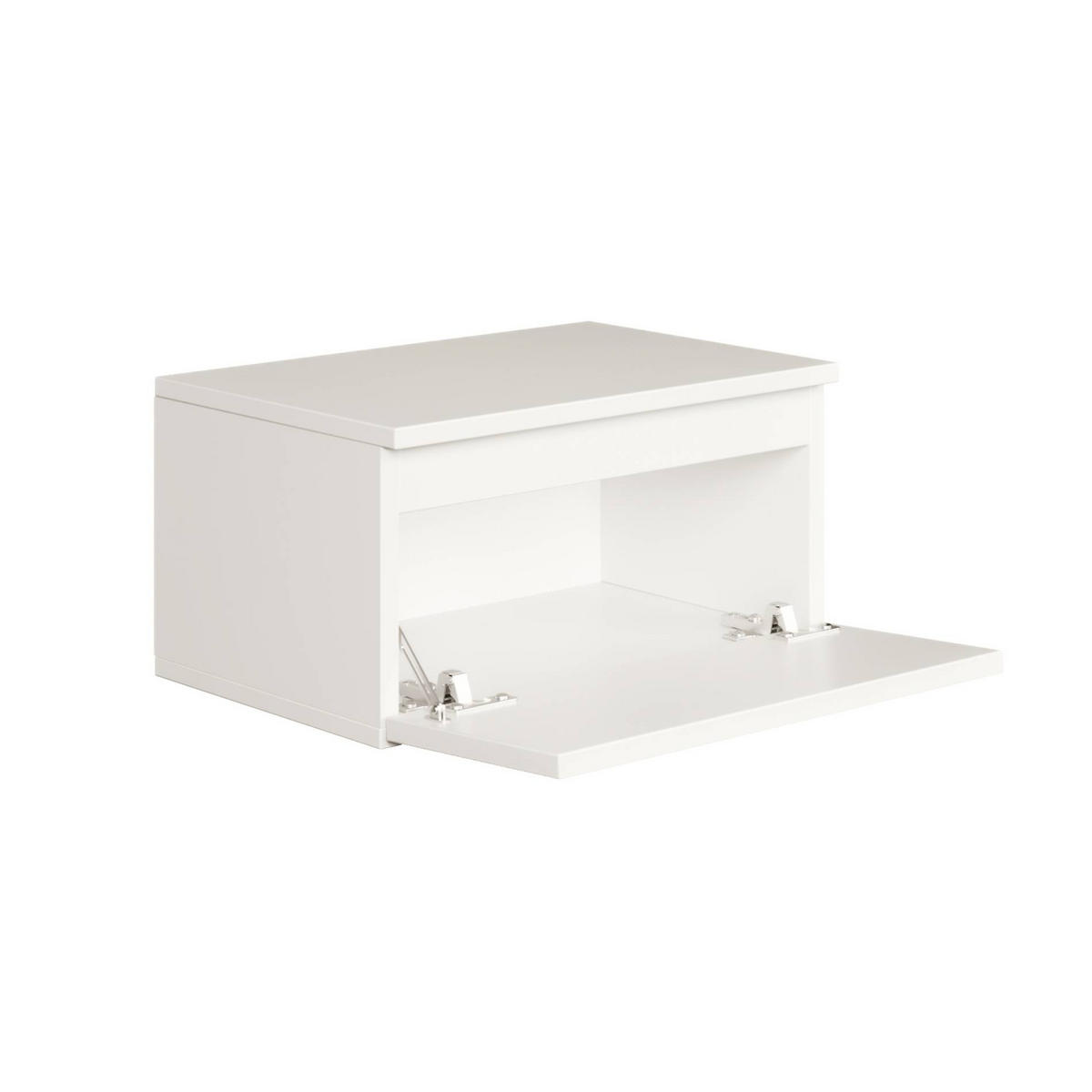 WANDNACHTTISCH Bemmi Weiß 49 cm - Weiß, Holzwerkstoff (48.4/25.4/31.8cm) - Selsey