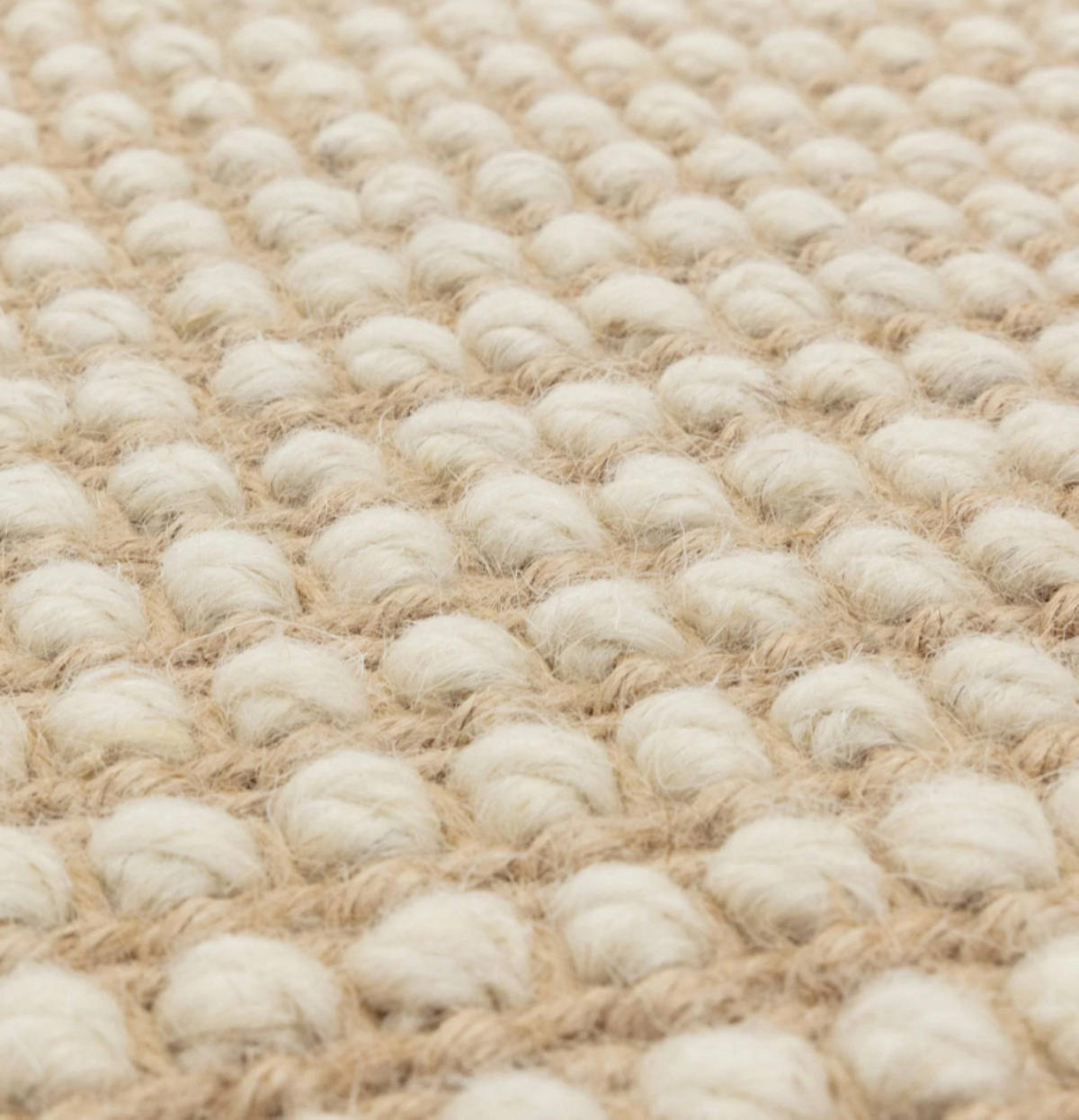 TEPPICH modern Wohn-/Schlafzimmer Wolle & Naturfaser ROKA Beige 120x170 cm - Beige, Naturmaterialien (120/170cm) - Novatrend