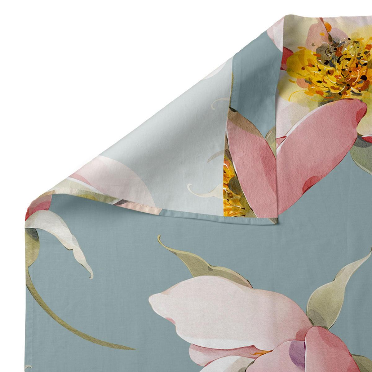 OBERBETTLAKEN spring blossom 160x270 cm mehrfarbig - Multicolor, Textil (160/270cm) - Happy Friday
