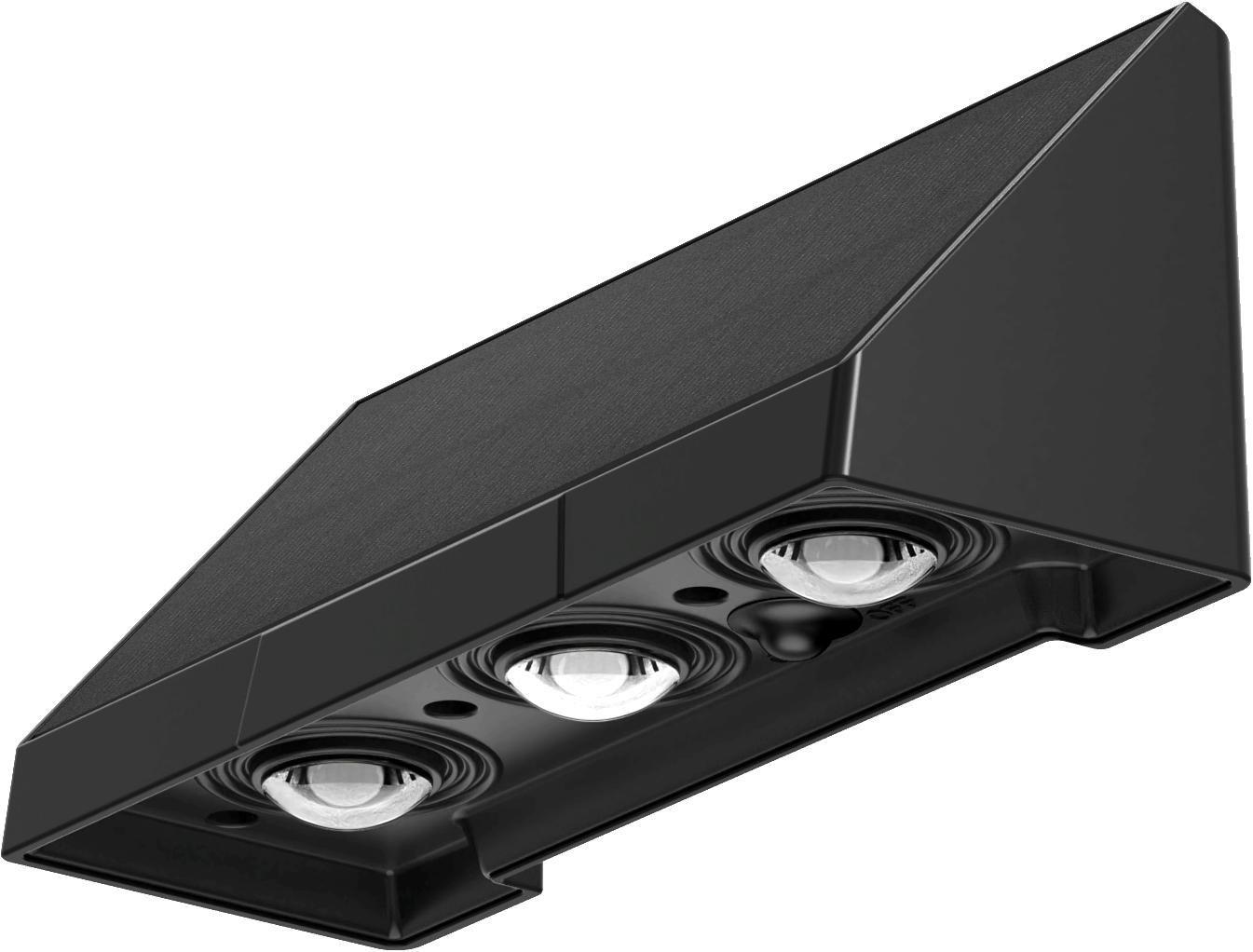 WANDLEUCHTE LYMN 5.7/5/14 cm - Schwarz, Metall (5.7/5/14cm) - ZMH