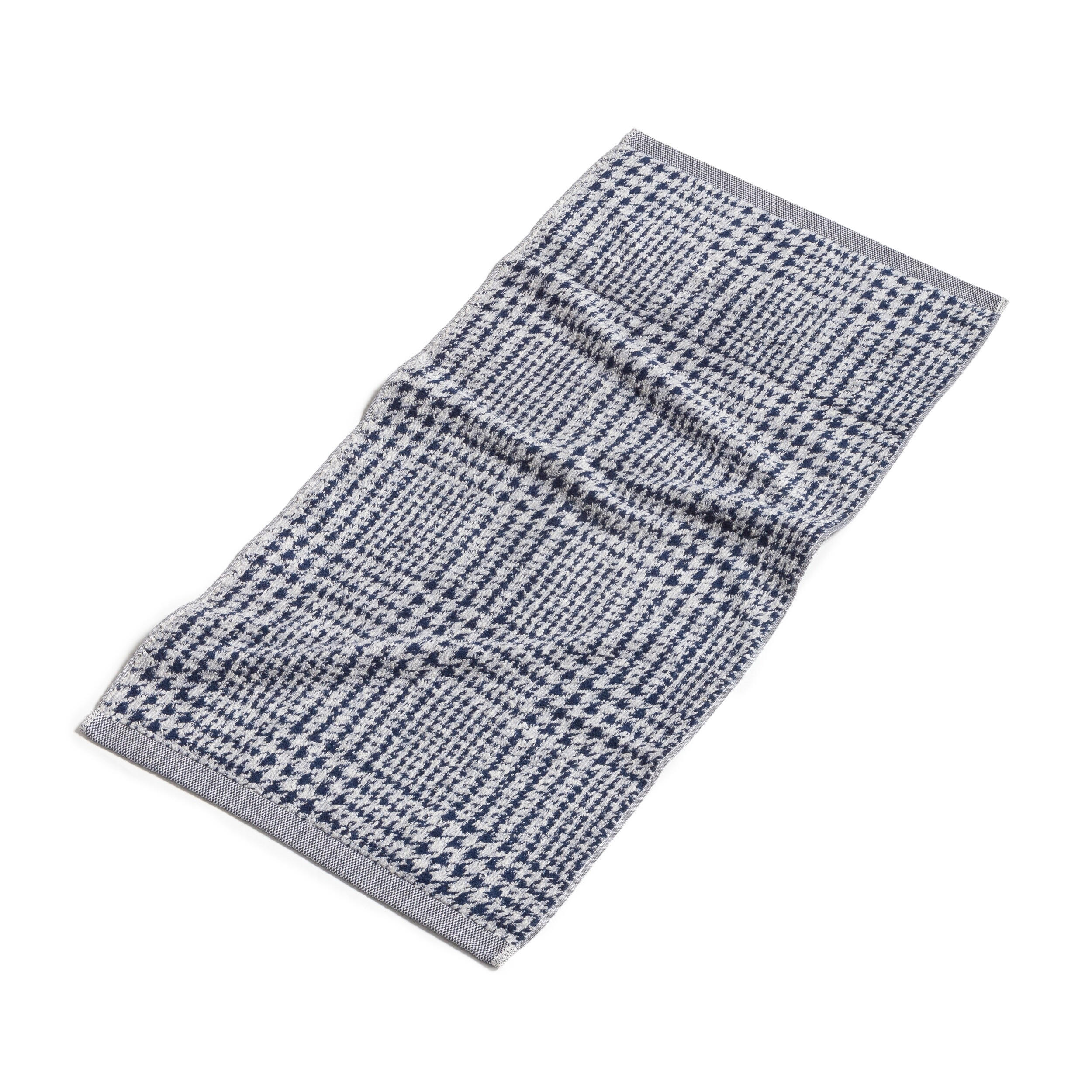 HANDTUCH BROOKLYN - Naturfarben/Dunkelblau, Textil (50/100cm) - MÖVE