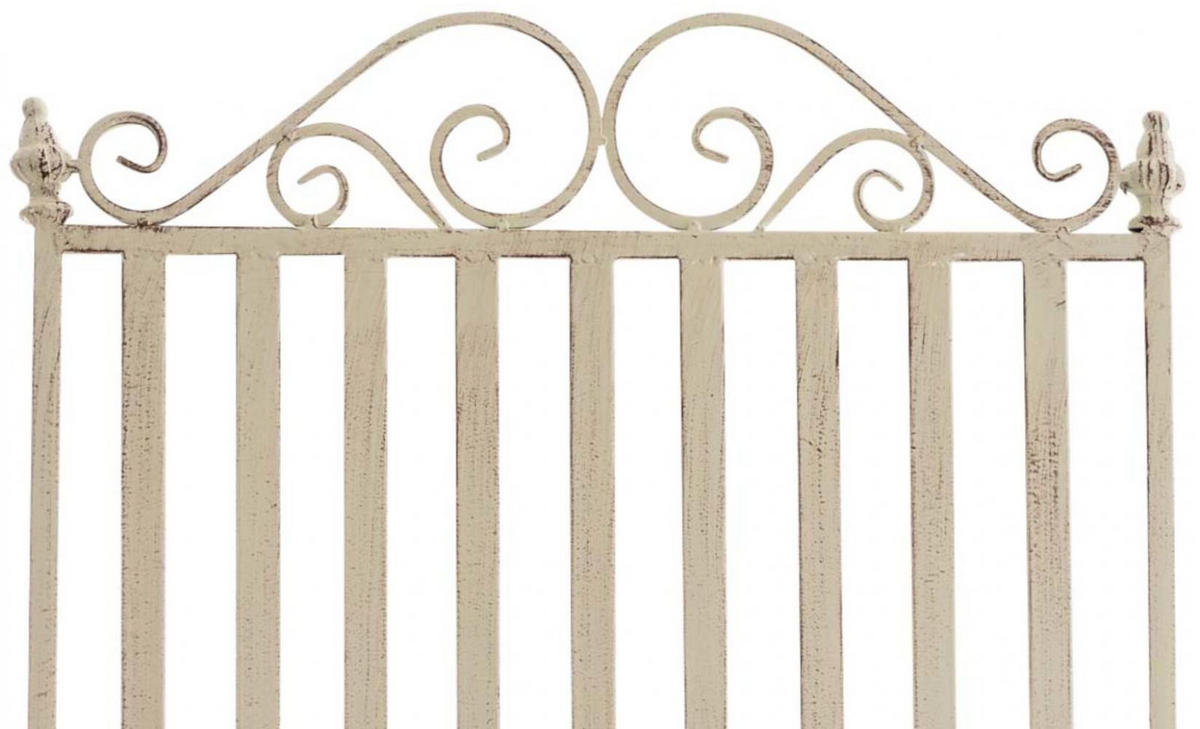 GARTENSCHAUKELSTUHL 2er Set Metall Antik-Creme - Creme, Metall (56/94/90cm) - CLP