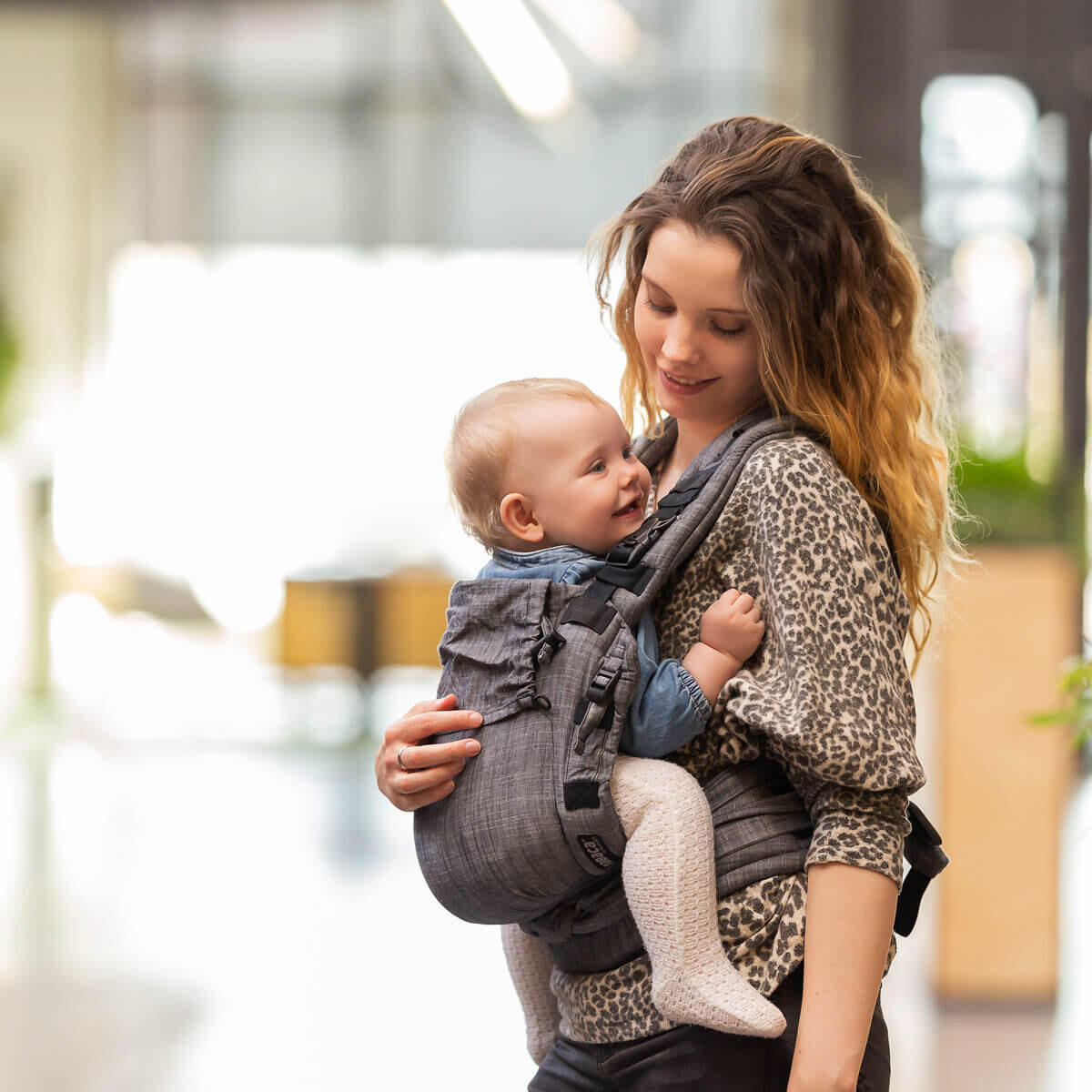 BABYTRAGE Nabaca Basic-Set - Graphitfarben, Textil (26.5/7.2/38.5cm) - Hoppediz