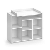 KOMODOVÝ PŘEBALOVACÍ STŮL Oskar Bílá - bílá, kompozitní dřevo (113/100/53cm) - Vicco