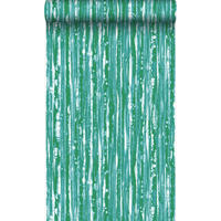 TAPETE Streifen 53 cm x 10.05 m - Grün, Papier (53/1000cm) - Origin Wallcoverings
