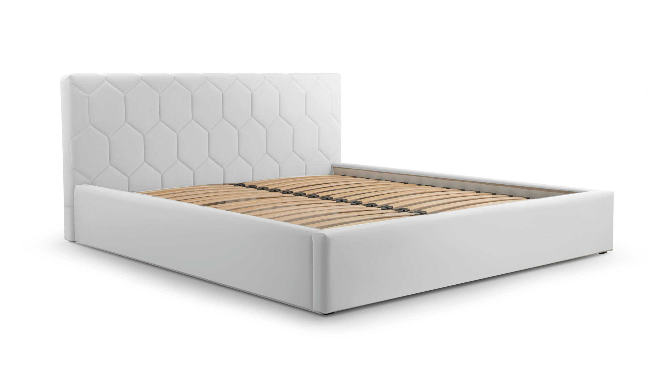 POLSTERBETT Bett 02 - 180x200 - Silver - Silberfarben, Holz/Textil (180/200cm) - Möblo