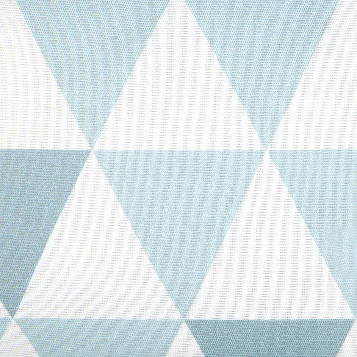 GARTENKISSEN 2er-Set Dreiecke blau/weiss 40/70 cm Trifos - Hellblau, Textil (40/70cm) - Beliani