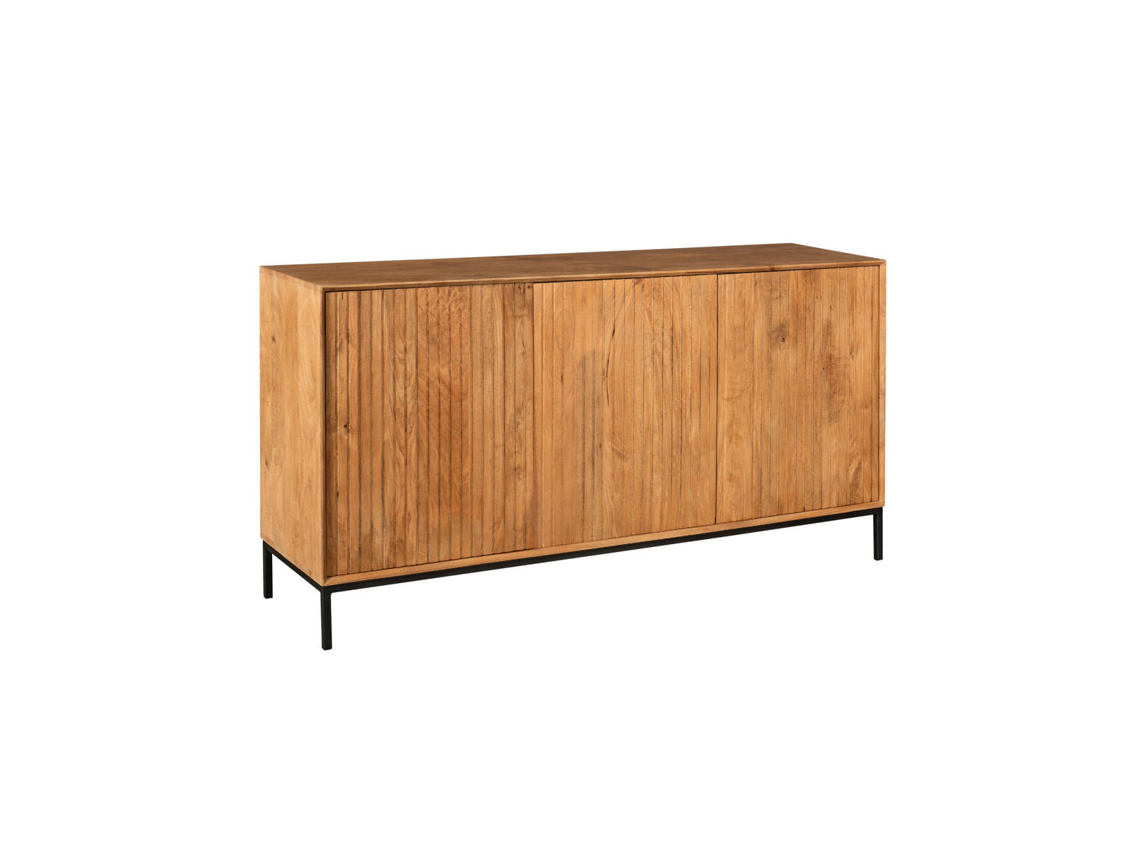 SIDEBOARD Dimora Mangoholz 165 cm / 45 cm Natur - Naturfarben, Holz (165/85/45cm) - Villa Möbel