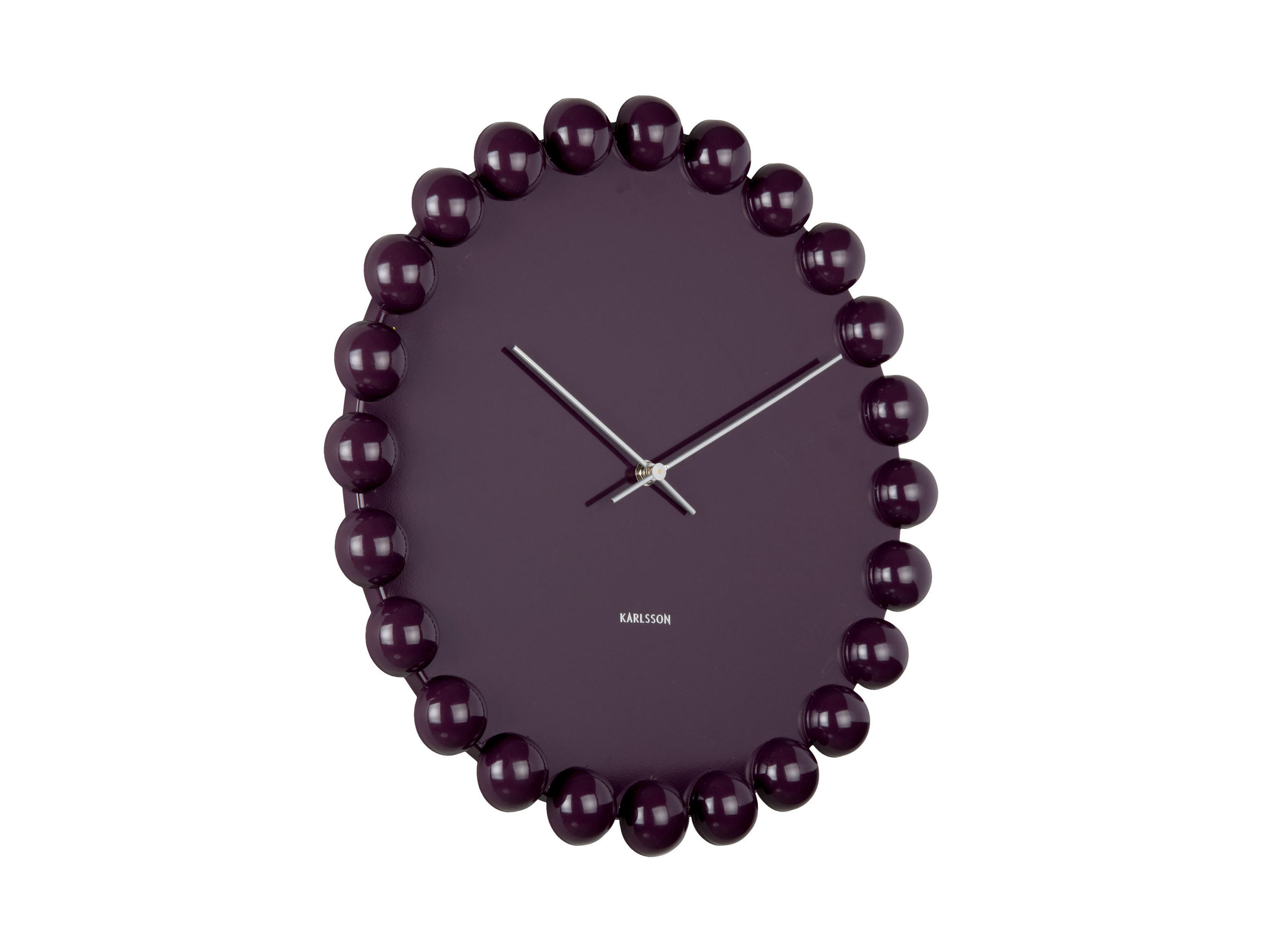 WANDUHR Cadiz Dotty - Lila - Lila, Metall (40/40/4.5cm) - Karlsson