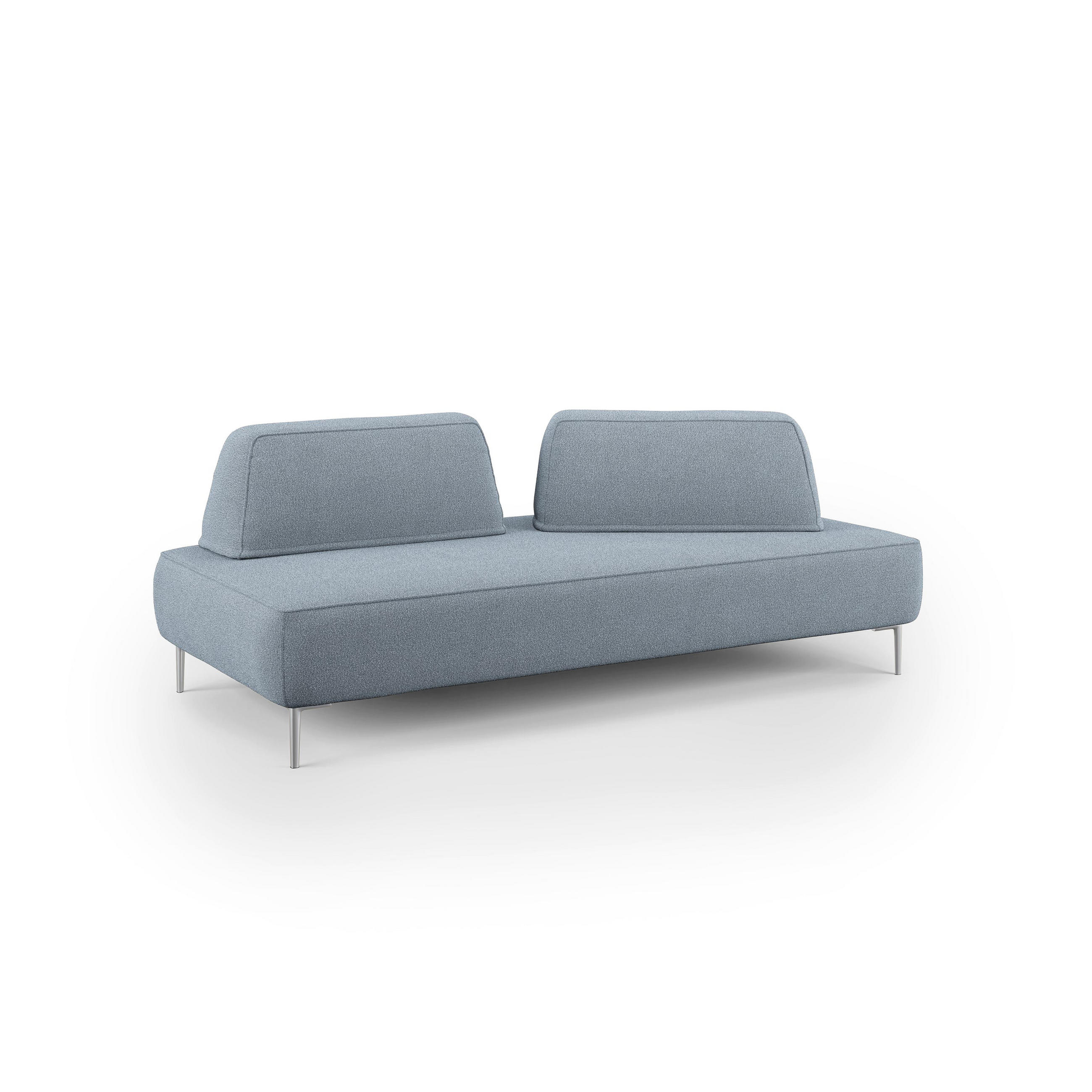 LINEARSOFA Newton - Blau, Textil (167/42/115cm) - Divani.store