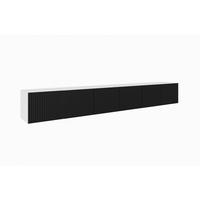 TV-SCHRANK NOE - Schwarz/Weiß, Holzwerkstoff (300/41/40cm) - Meblini