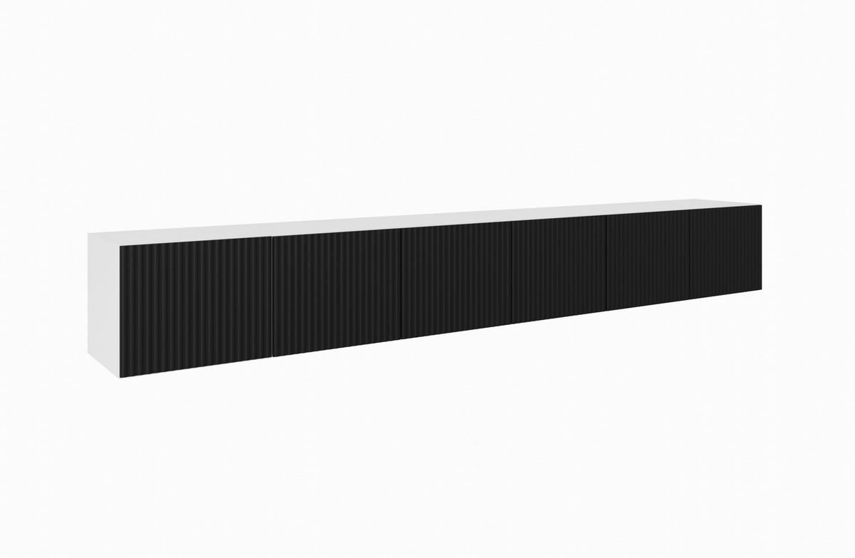 TV-SCHRANK NOE - Schwarz/Weiß, Holzwerkstoff (300/41/40cm) - Meblini