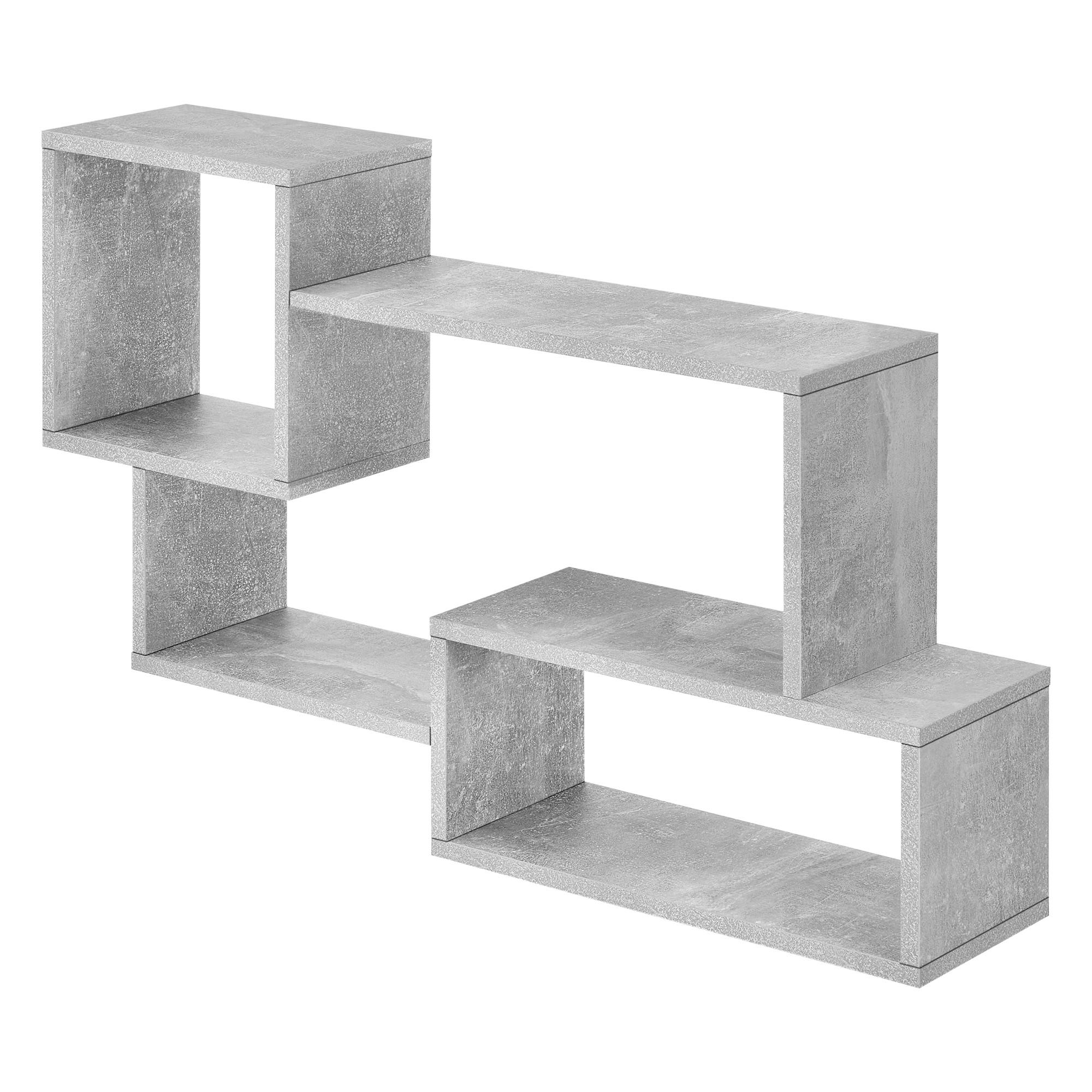 WANDREGAL Kvinesdal - Grau, Holzwerkstoff (87/54/18cm) - [en.casa]