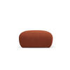 POUF Molino aus strukturiertem Stoff orange - Orange, Textil (75/36/75cm) - Micadoni