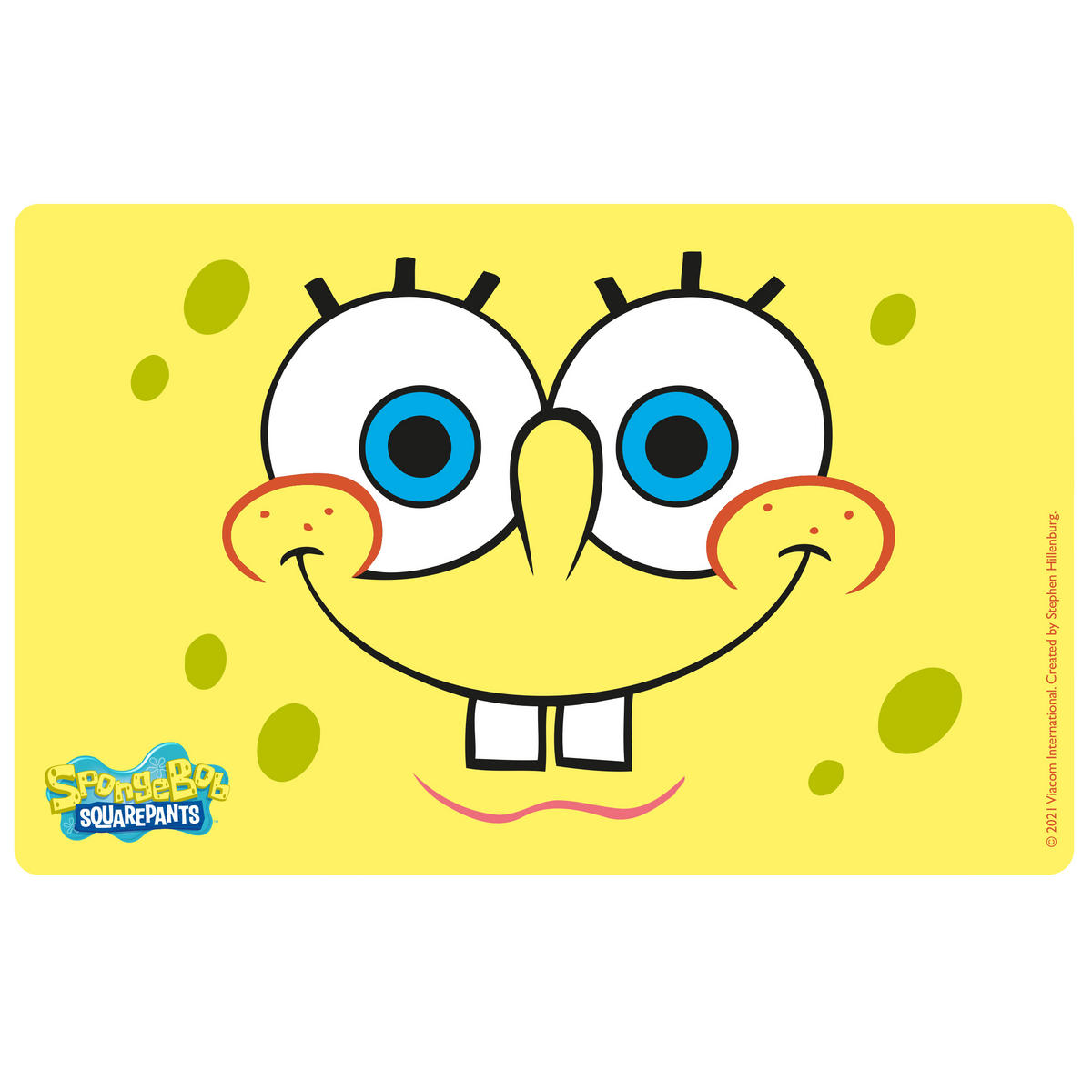 BROTDOSE Spongebob Schwammkopf Gelb 17,5 x 12,8 x 6,9 cm - Gelb, Kunststoff (17.5/6.9/12.8cm)