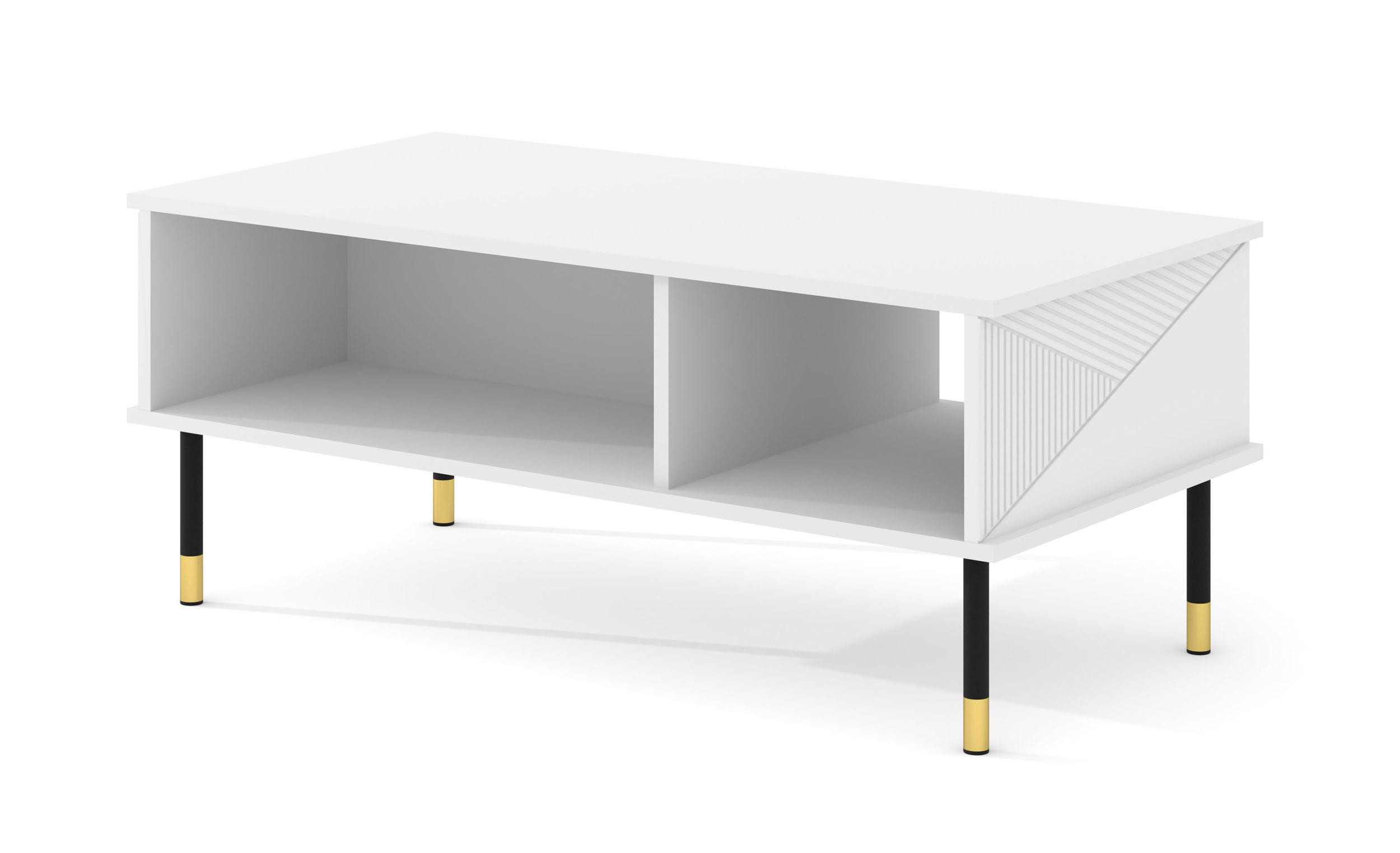 Raumhirsch Furniture Couchtisch Weiß 110x45x55 cm