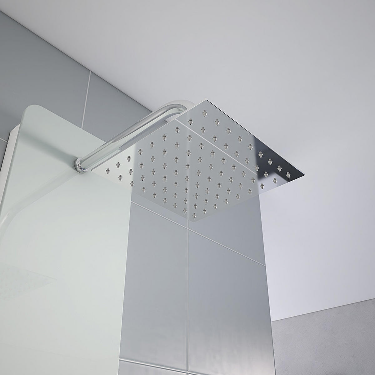 DUSCHPANEEL DIVE - Weiß - Weiß, Metall (25/150/9cm) - Home Deluxe