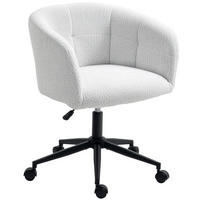 STUHL 65/59/75-85 cm, gepolstert, Drehstuhl mit Samt-Leinen-Bezug, Creme - Creme, Kunststoff (59/85/65cm) - Redom