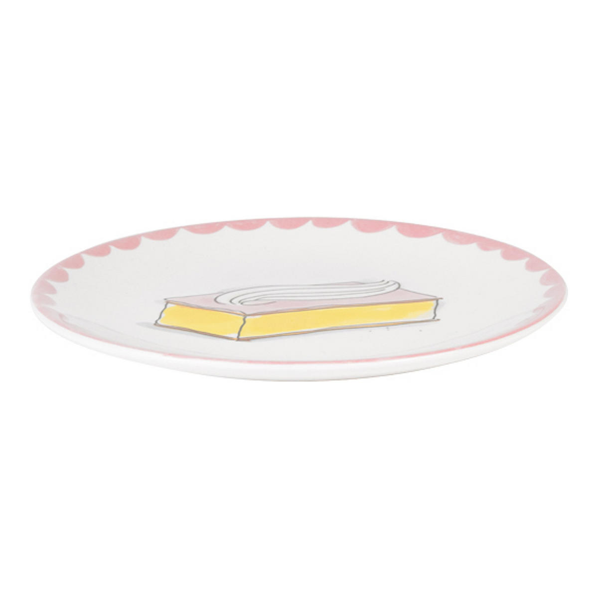 TELLER Tompouce in Bunt - 18cm - Multicolor, Keramik (18/18/2cm) - Blond Amsterdam