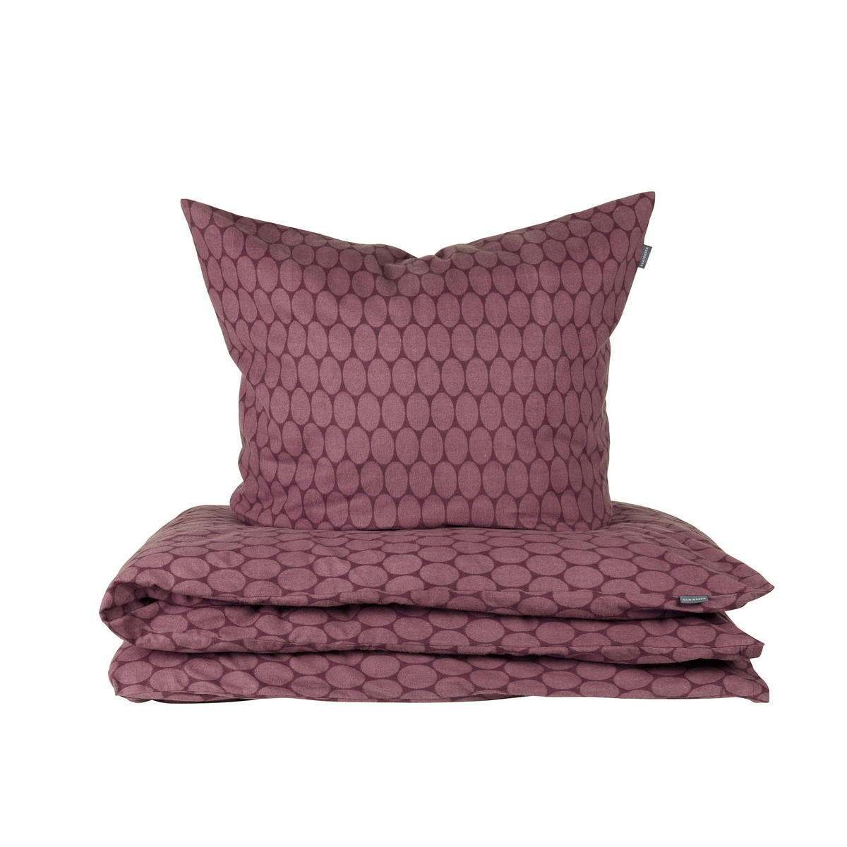 BETTWÄSCHESET Drops - Feinbiber - 2-teilig - 135 x 200 cm - Mauve - Mauve, Textil (135/200cm) - SCHIESSER
