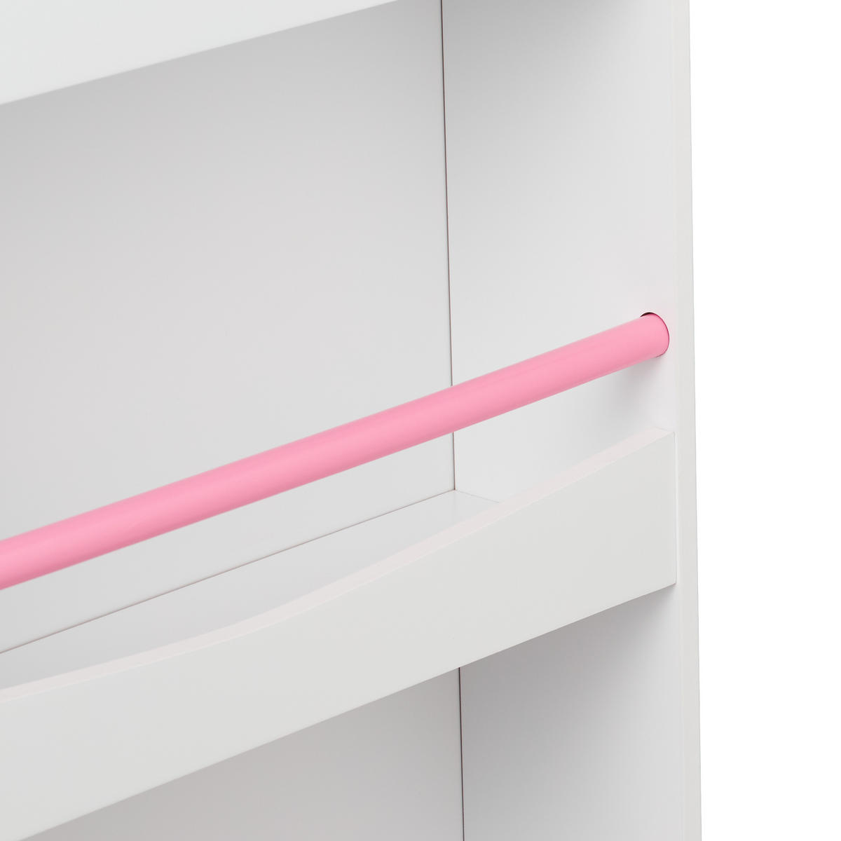 KINDERBÜCHERREGAL - Weiß, Holzwerkstoff (50.5/124/15cm) - Relaxdays